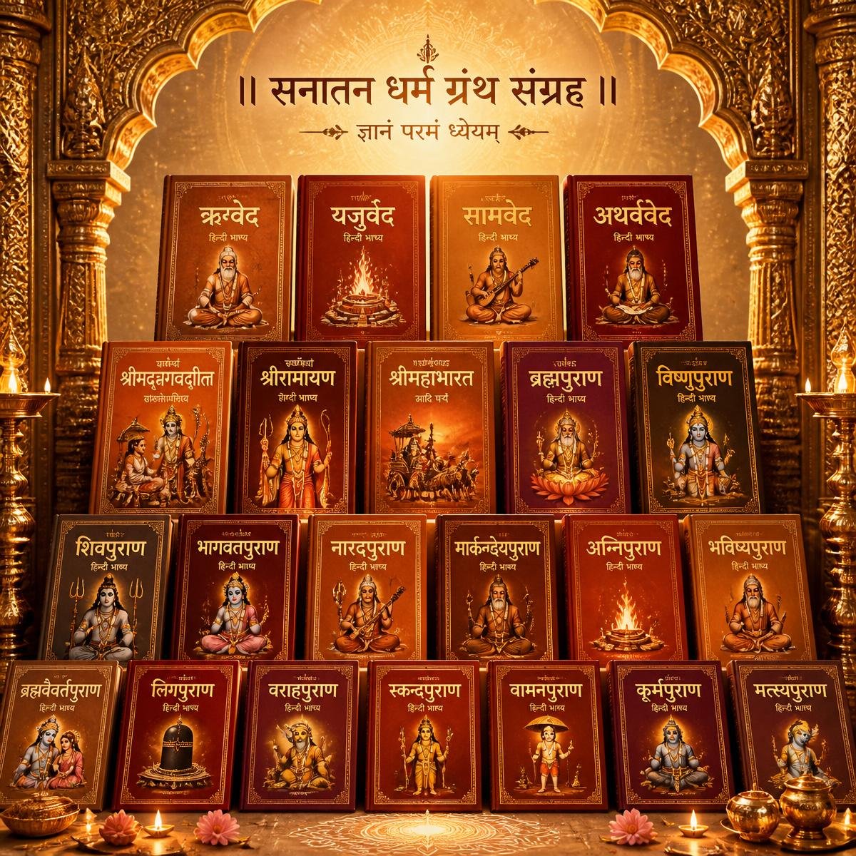 150+ પવિત્ર સનાતન ધર્મગ્રંથોનો સંગ્રહ